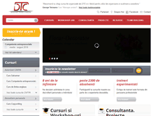 Tablet Screenshot of cursautorizat.ro